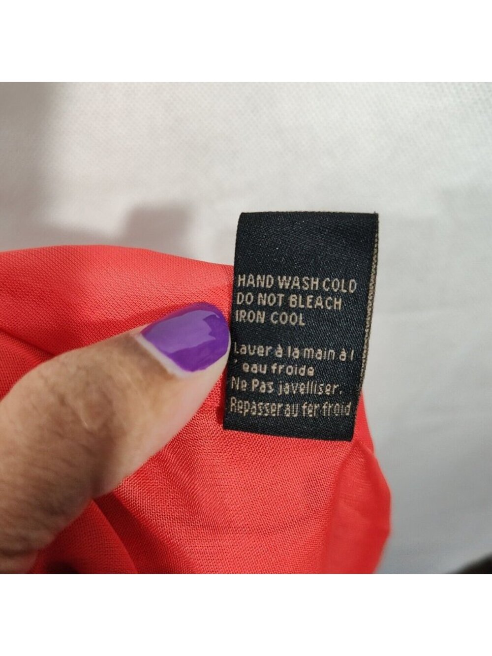 Lucca Couture Lined Crinkle Dress Sundress Women Size M Red-Orange MISSING STUDS - Picture 6 of 8